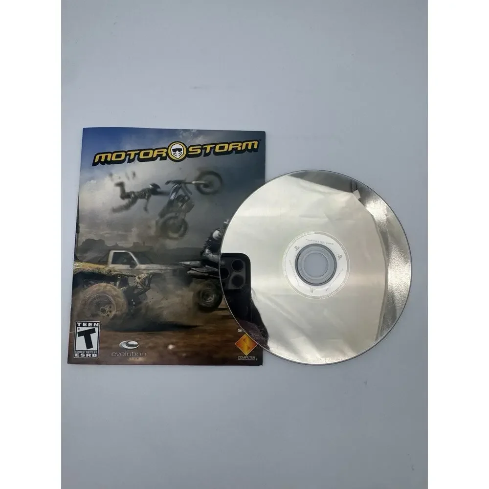 MOTOR STORM PS3 VIDEO Game & Manual Sony PlayStation 3
